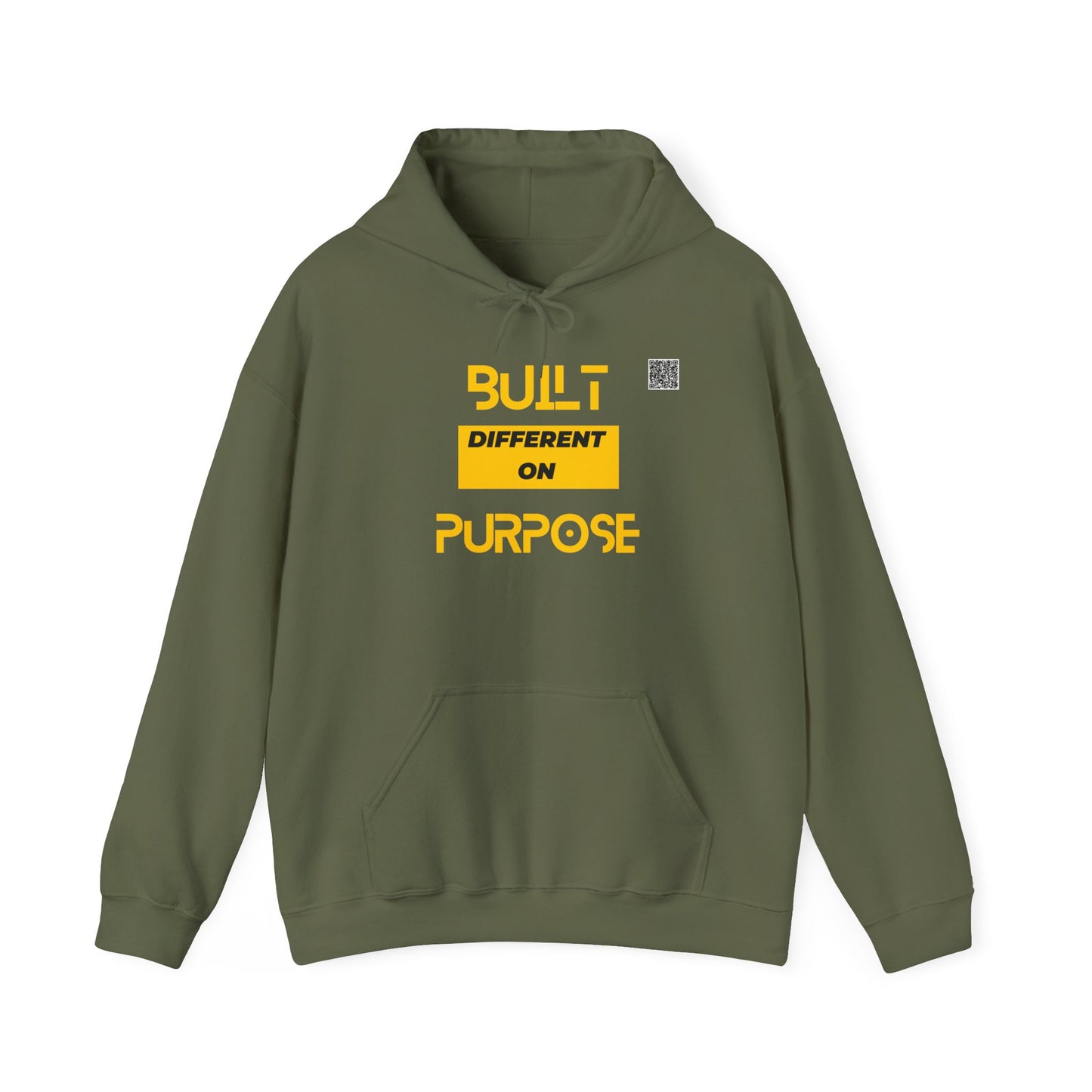 Unisex Heavy Blend™ Hooded Sweatshirt - Built Different on Purpose