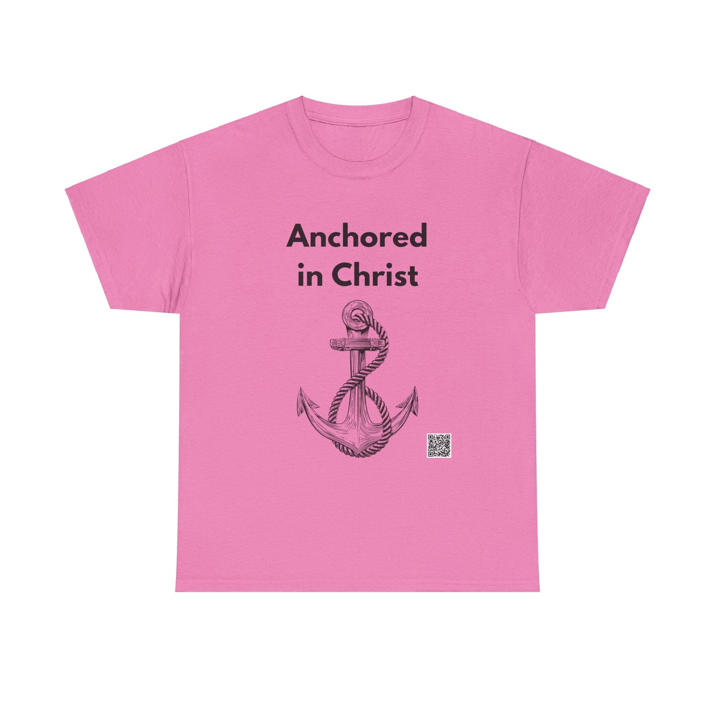 Anchored In Christ Unisex Heavy Cotton Tee - Empowering Spiritual Graphic T-Shirt
