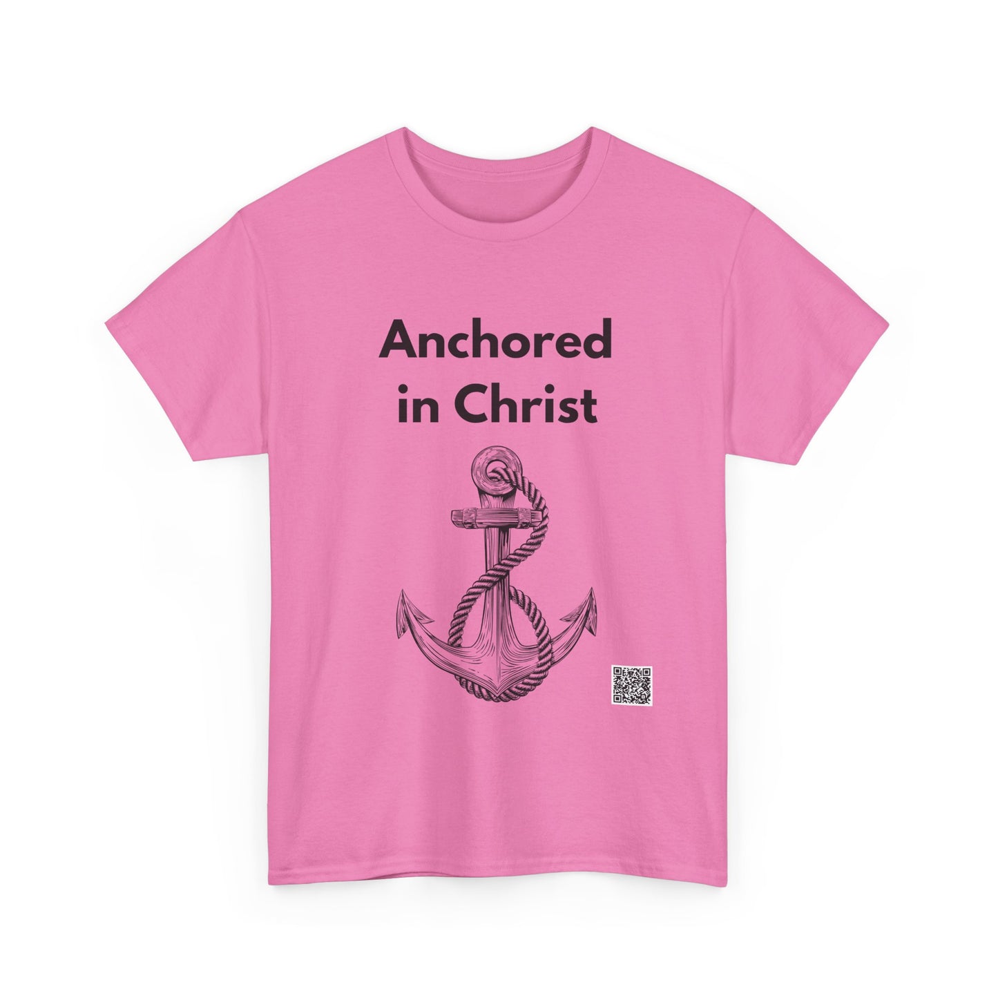 Anchored In Christ Unisex Heavy Cotton Tee - Empowering Spiritual Graphic T-Shirt