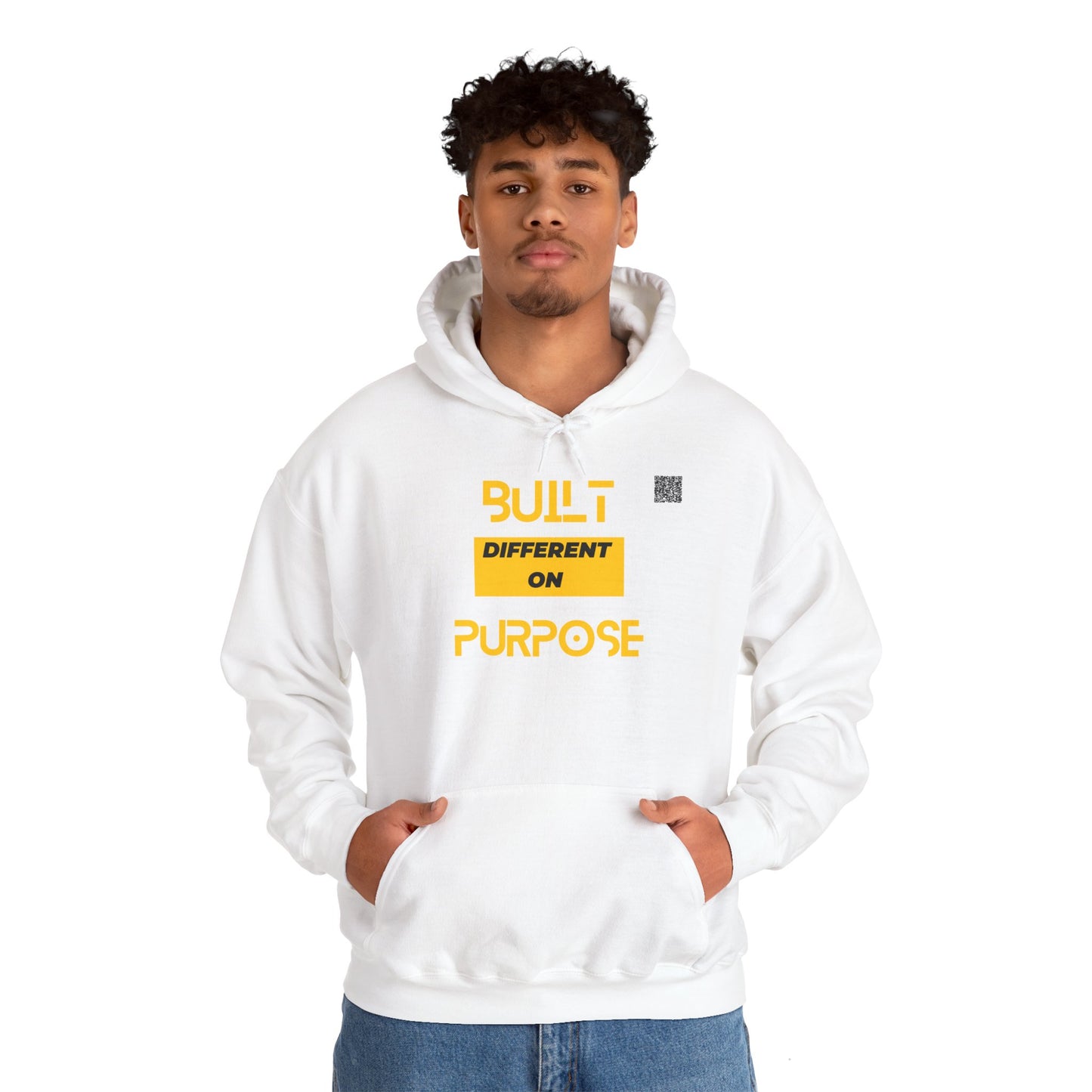 Unisex Heavy Blend™ Hooded Sweatshirt - Built Different on Purpose