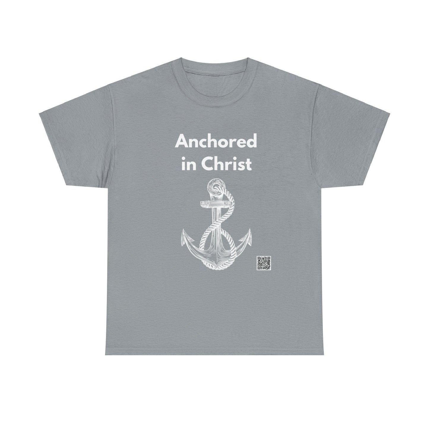 Anchored In Christ Unisex Heavy Cotton Tee - Empowering Spiritual Graphic T-Shirt
