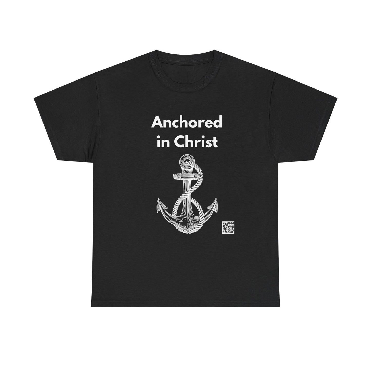 Anchored In Christ Unisex Heavy Cotton Tee - Empowering Spiritual Graphic T-Shirt