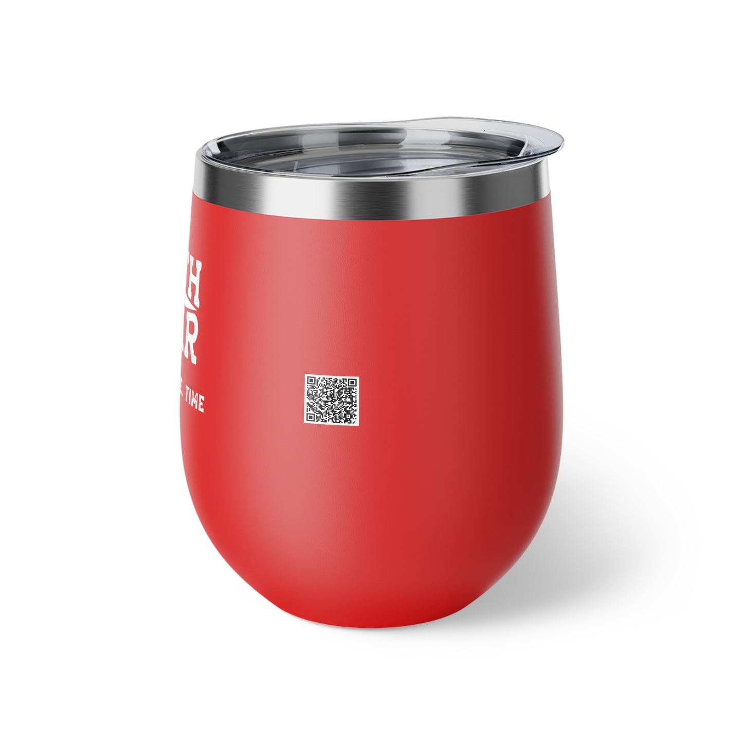 Stylish Copper Vacuum Insulated 12oz Travel Cup - Faith > Fear