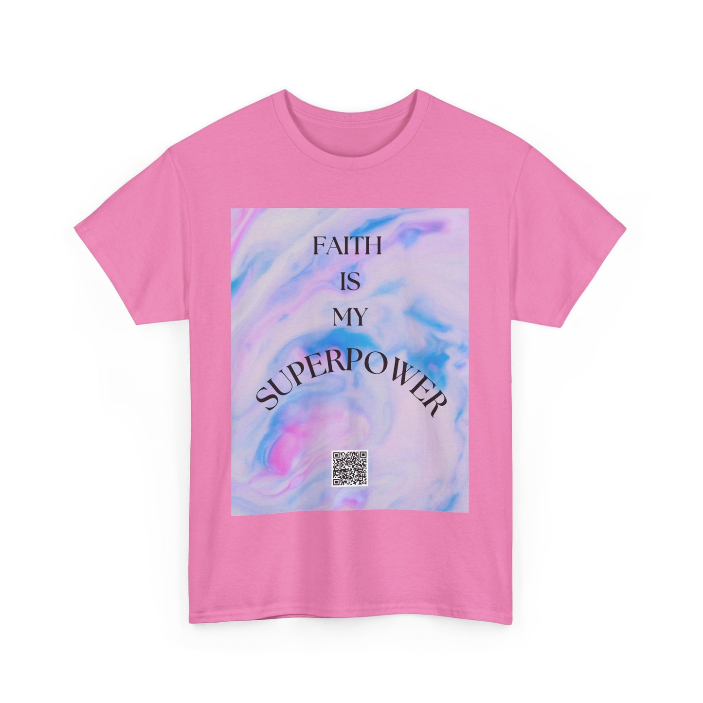 'Faith is My Superpower Unisex Heavy Cotton Tee - Inspirational Shirt