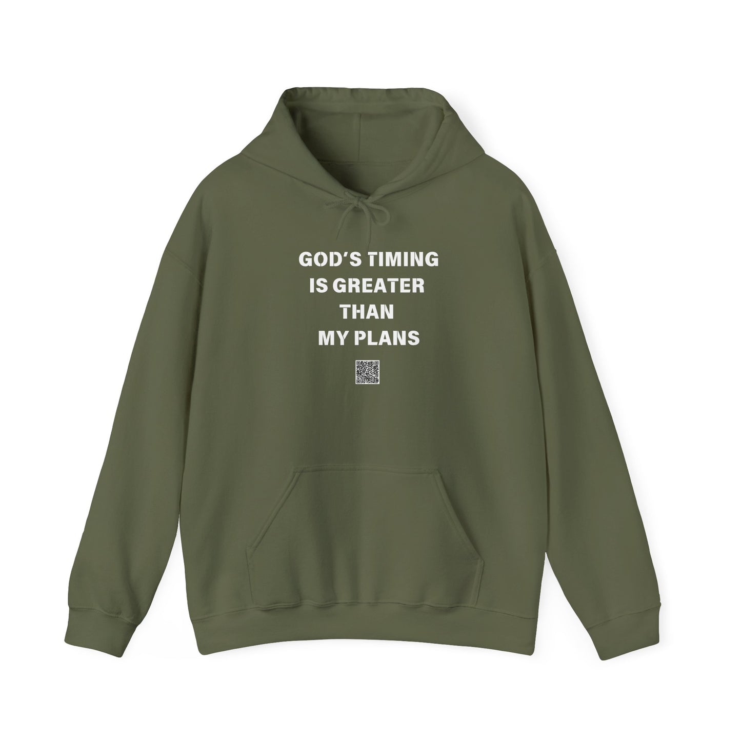 Unisex Heavy Blend™ Hooded Sweatshirt - God’s Timing is Greater than my Plans