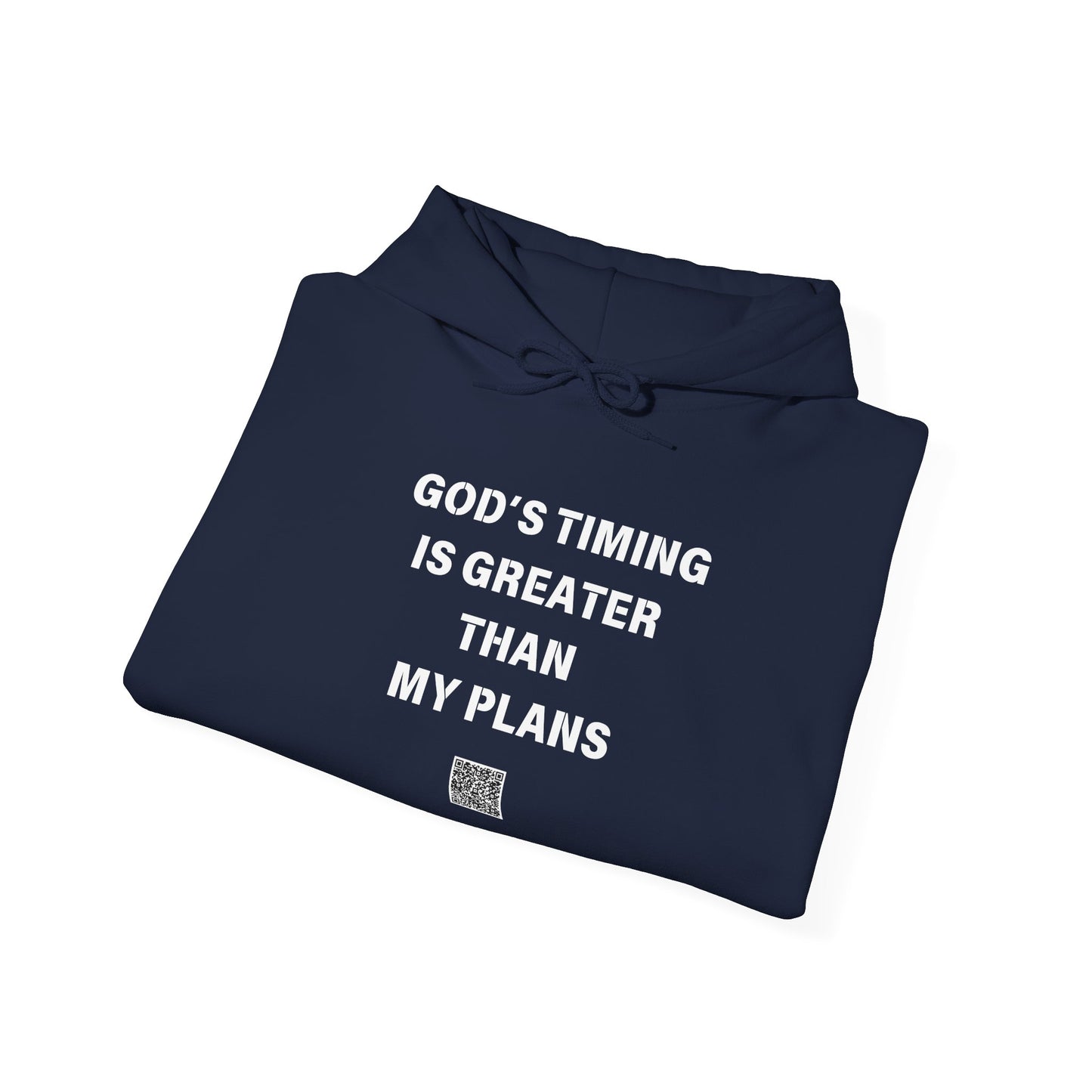 Unisex Heavy Blend™ Hooded Sweatshirt - God’s Timing is Greater than my Plans