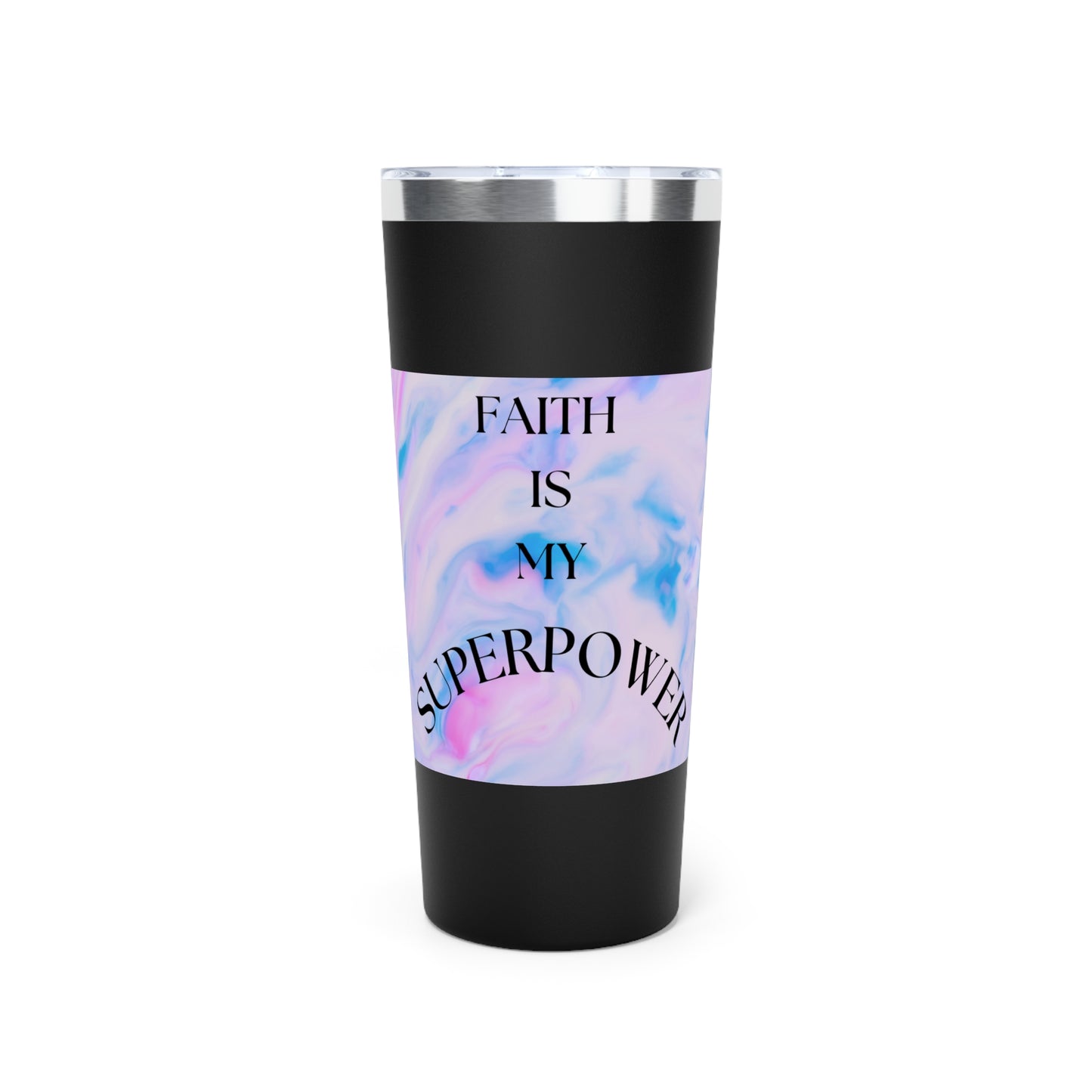 Personalized Copper Vacuum Insulated Tumbler - Faith Is My Superpower