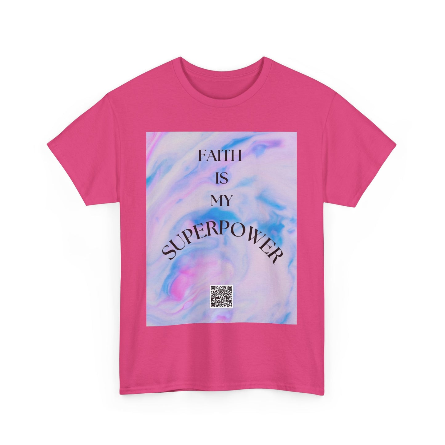 'Faith is My Superpower Unisex Heavy Cotton Tee - Inspirational Shirt