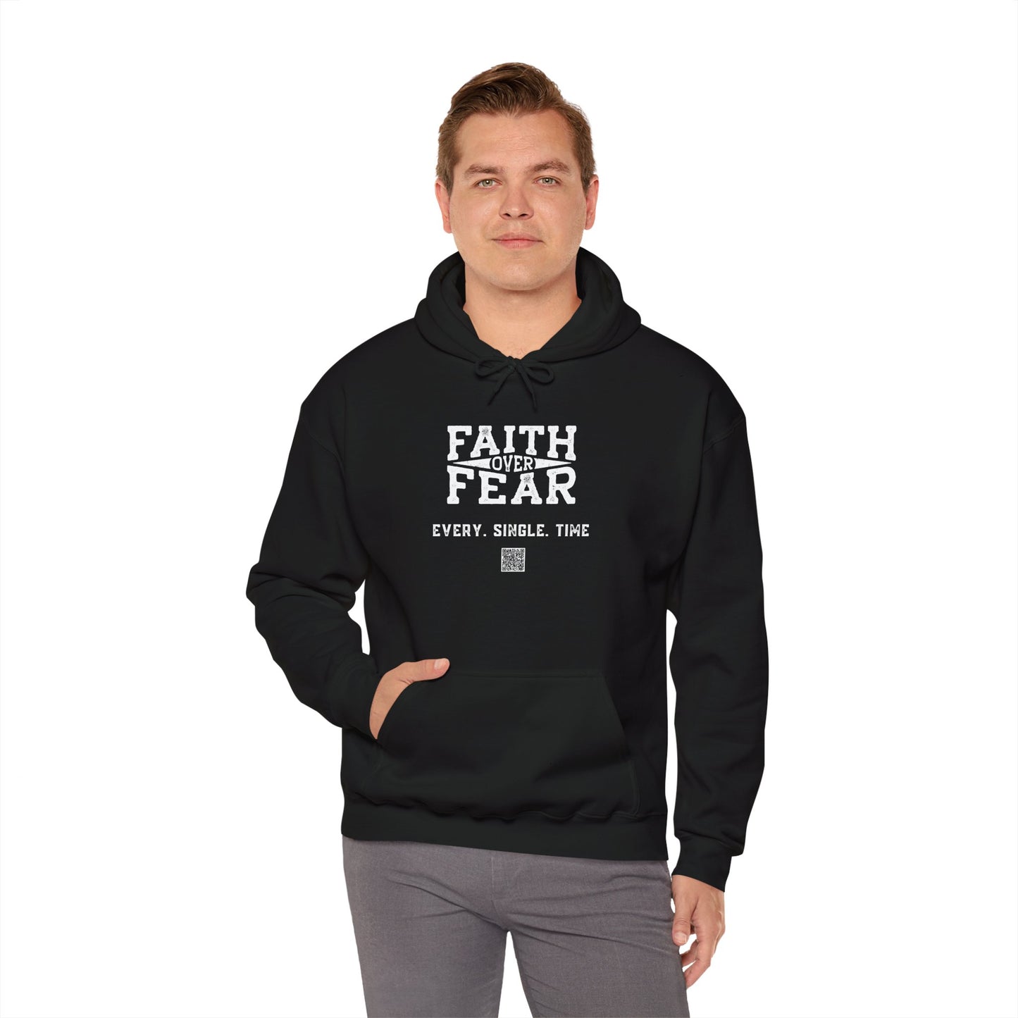 Unisex Heavy Blend™ Hooded Sweatshirt - Faith > Fear