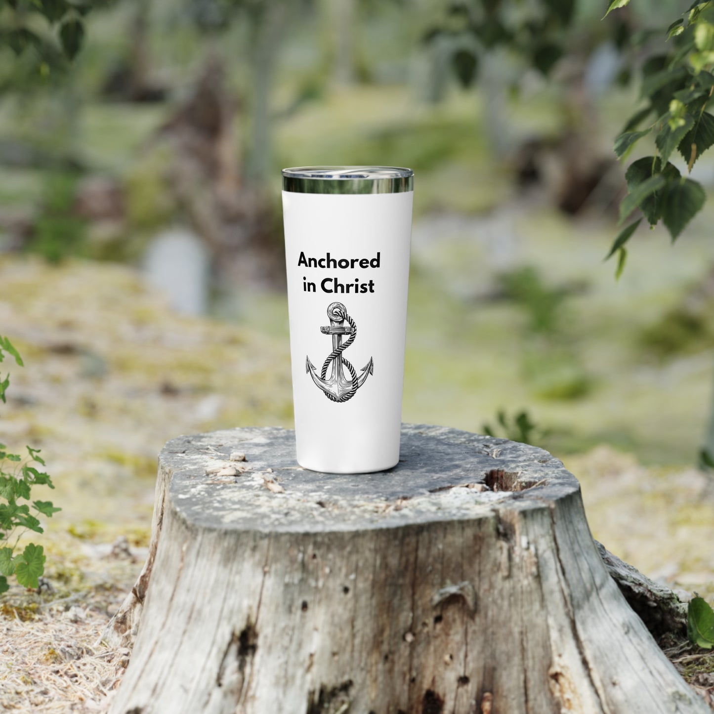 Personalized Copper Vacuum Insulated Tumbler - Anchored In Christ