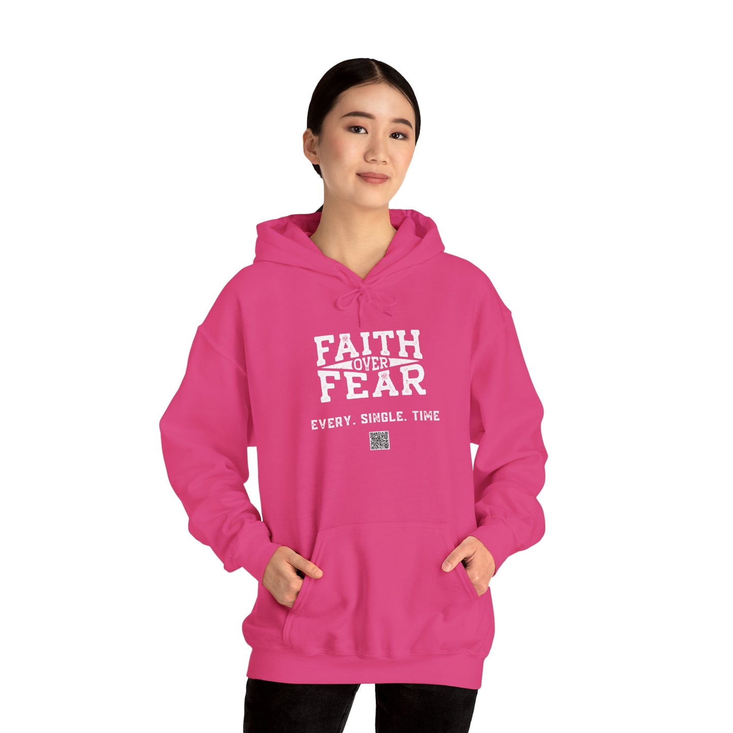 Unisex Heavy Blend™ Hooded Sweatshirt - Faith > Fear