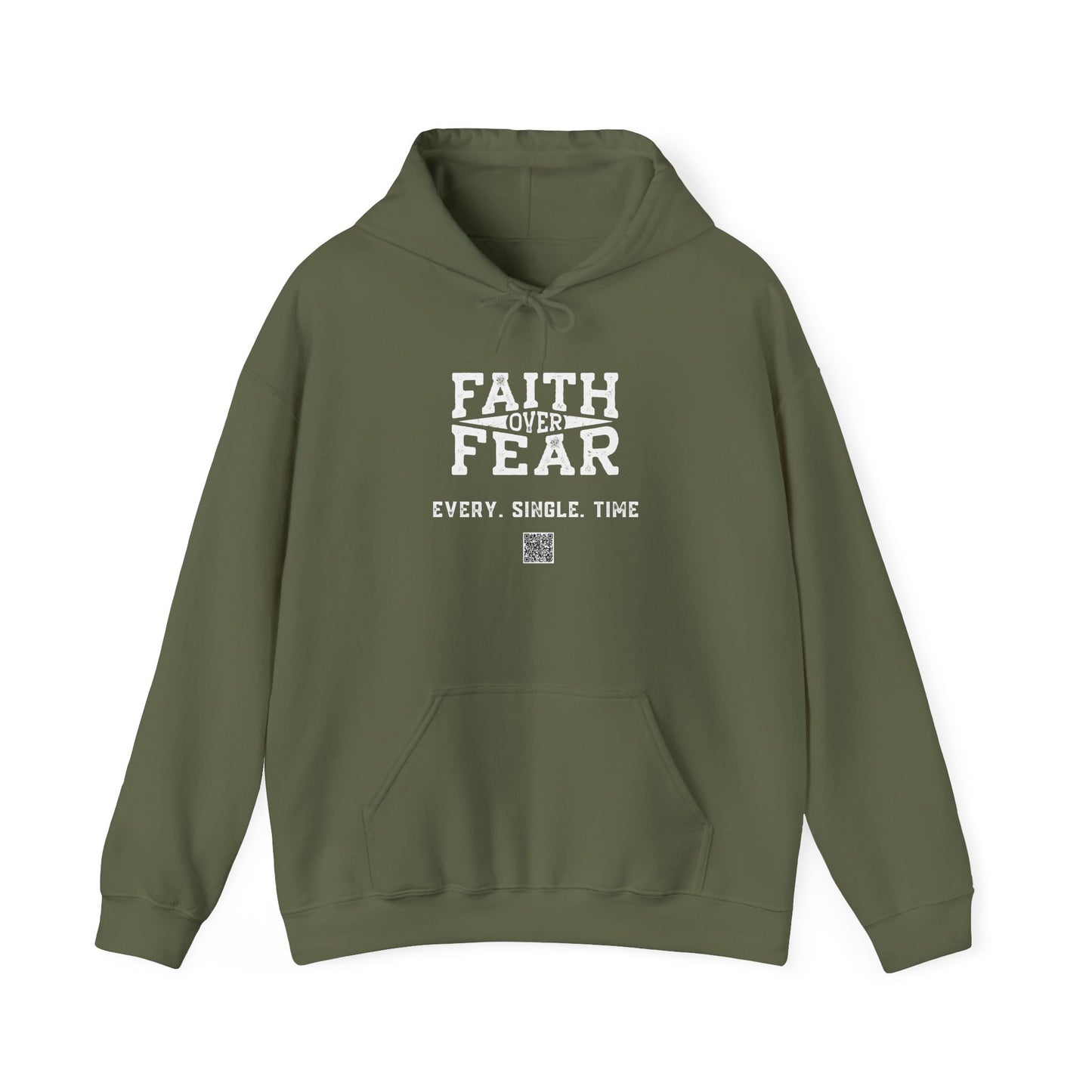 Unisex Heavy Blend™ Hooded Sweatshirt - Faith > Fear