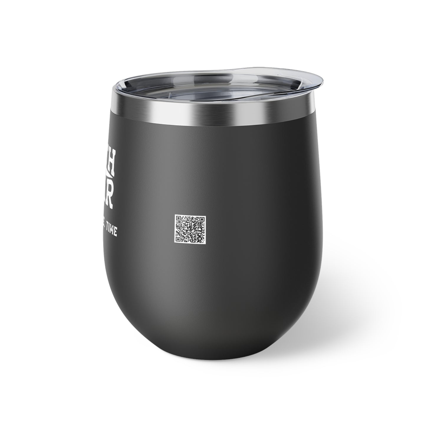 Stylish Copper Vacuum Insulated 12oz Travel Cup - Faith > Fear