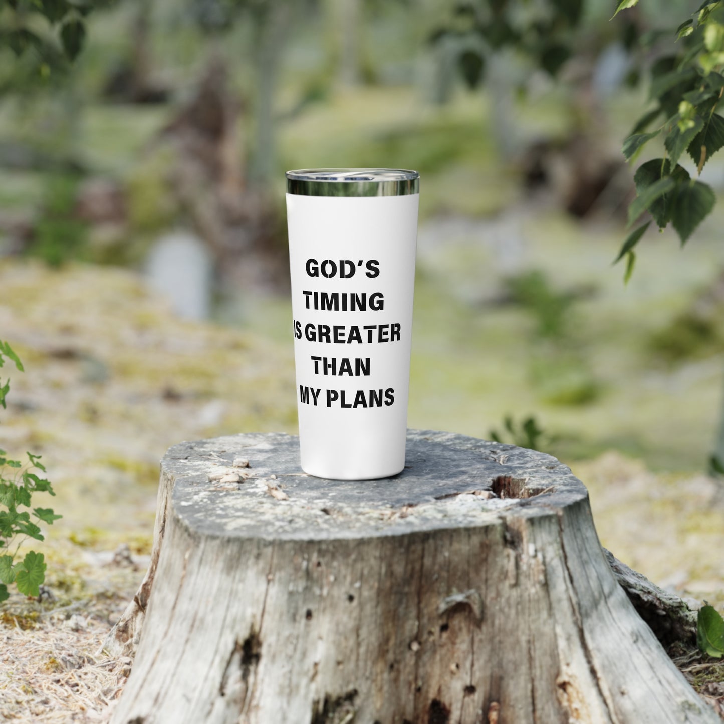 Personalized Copper Vacuum Insulated Tumbler - God’s Timing is Greater than my Plans