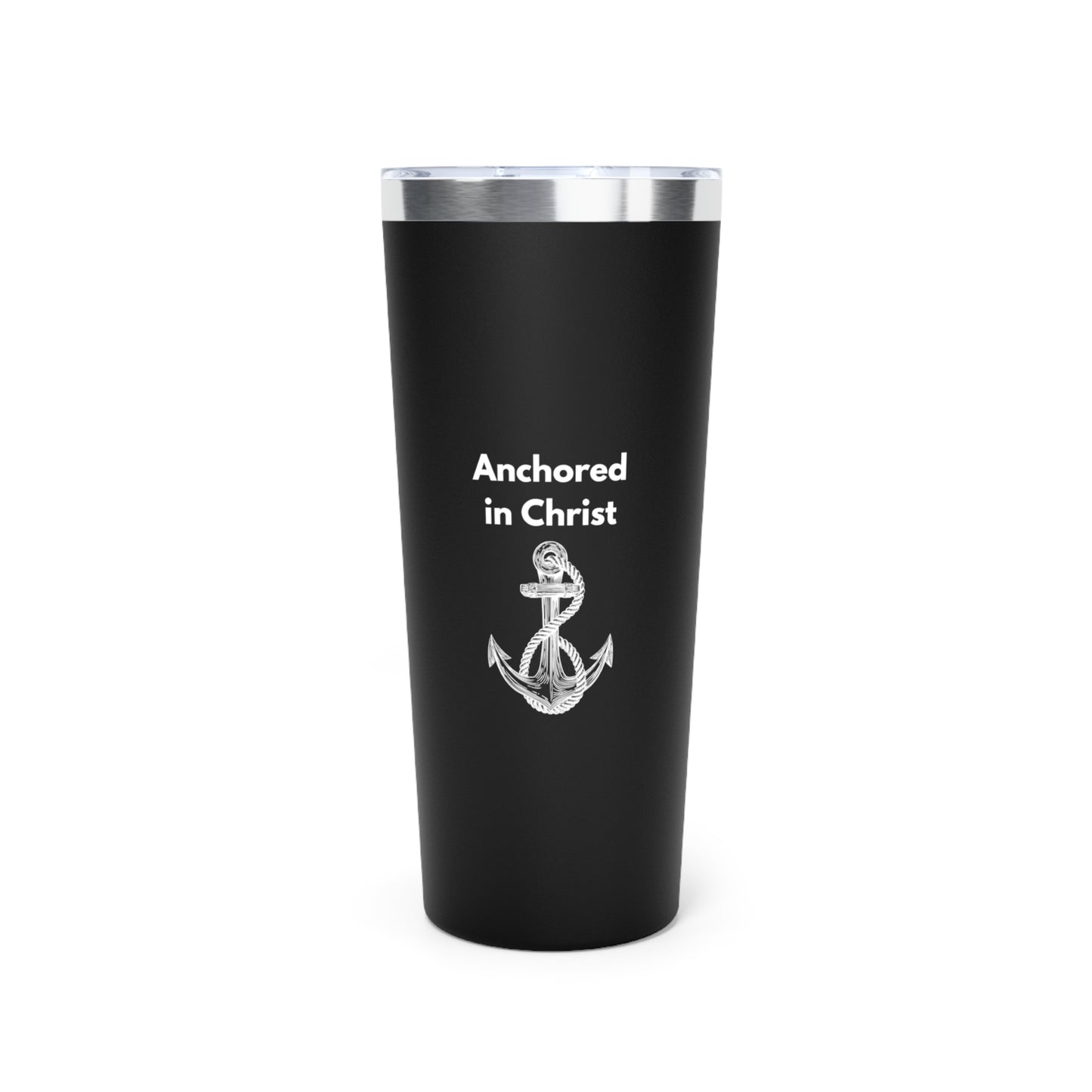 Personalized Copper Vacuum Insulated Tumbler - Anchored In Christ