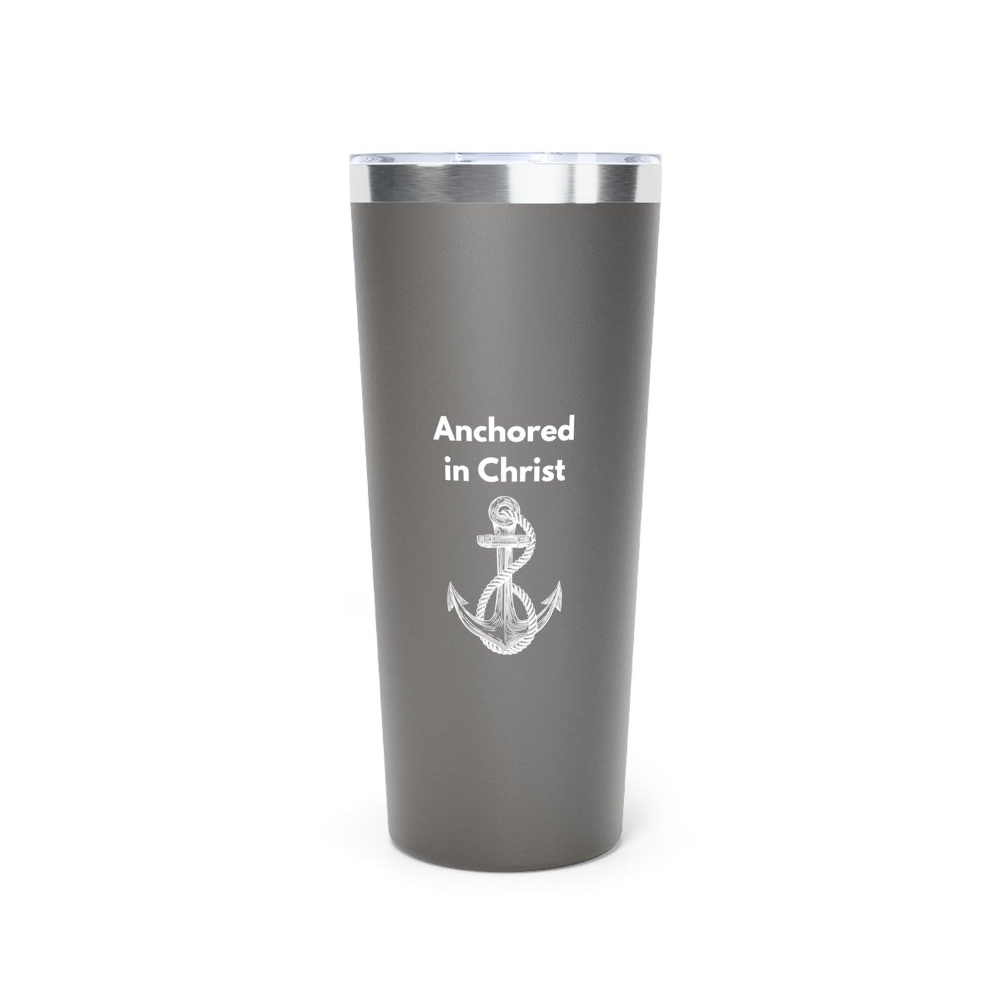 Personalized Copper Vacuum Insulated Tumbler - Anchored In Christ