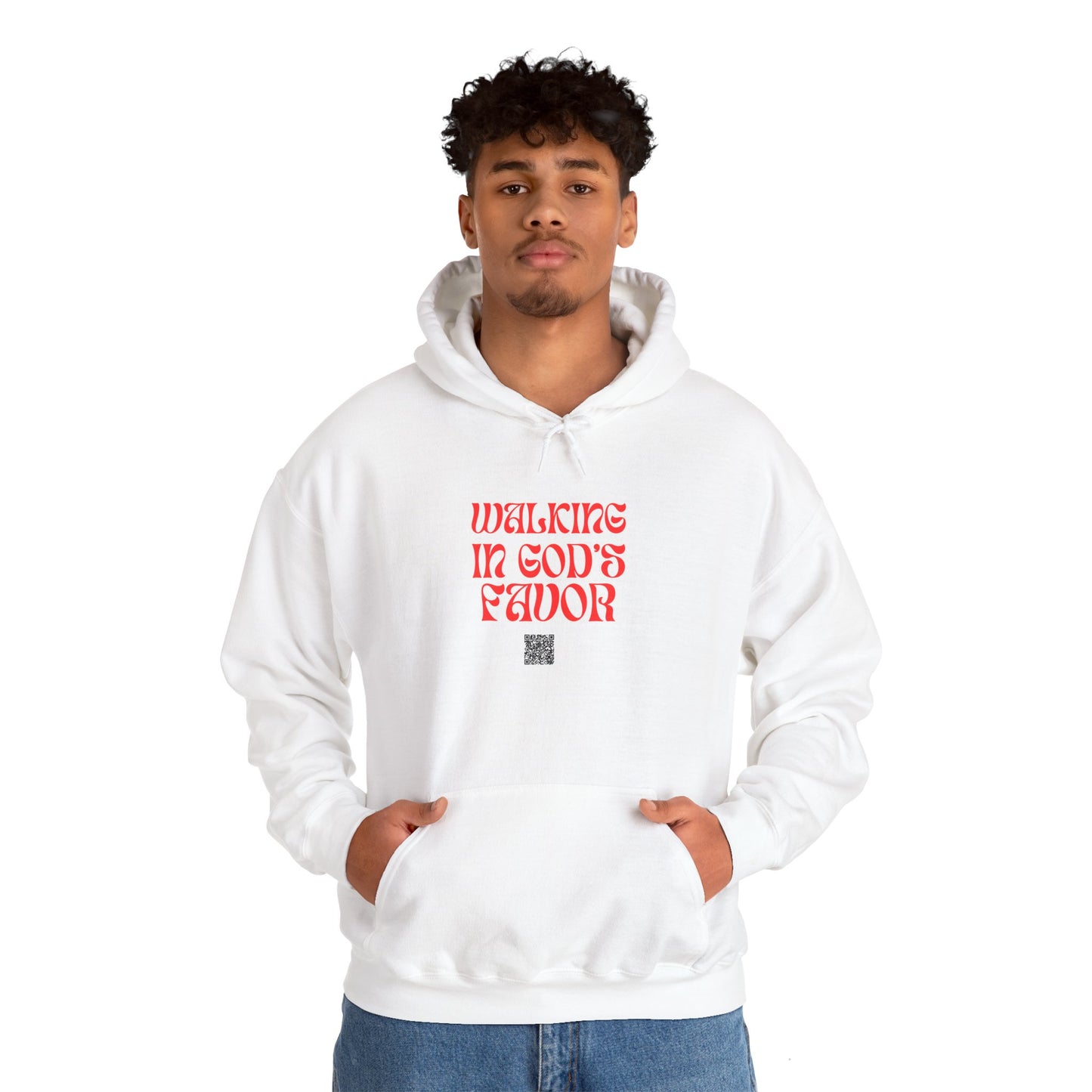 Unisex Heavy Blend™ Hooded Sweatshirt - Walking In God’s Favor