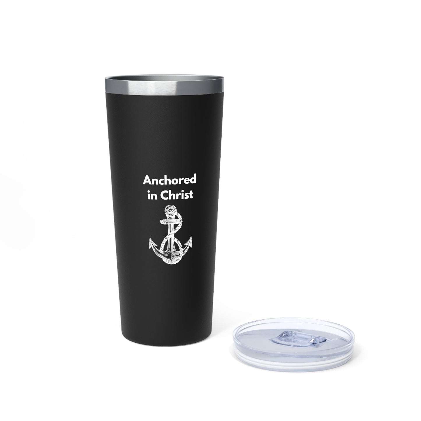 Personalized Copper Vacuum Insulated Tumbler - Anchored In Christ