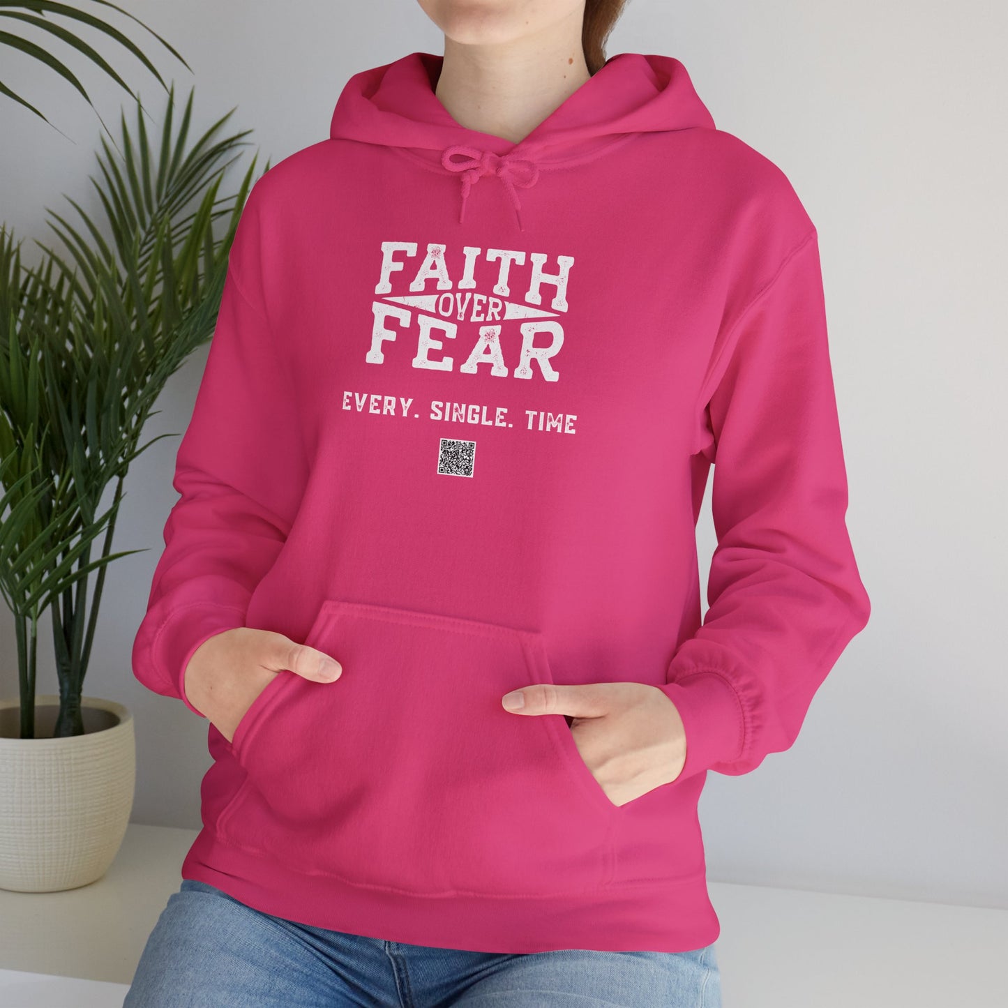 Unisex Heavy Blend™ Hooded Sweatshirt - Faith > Fear