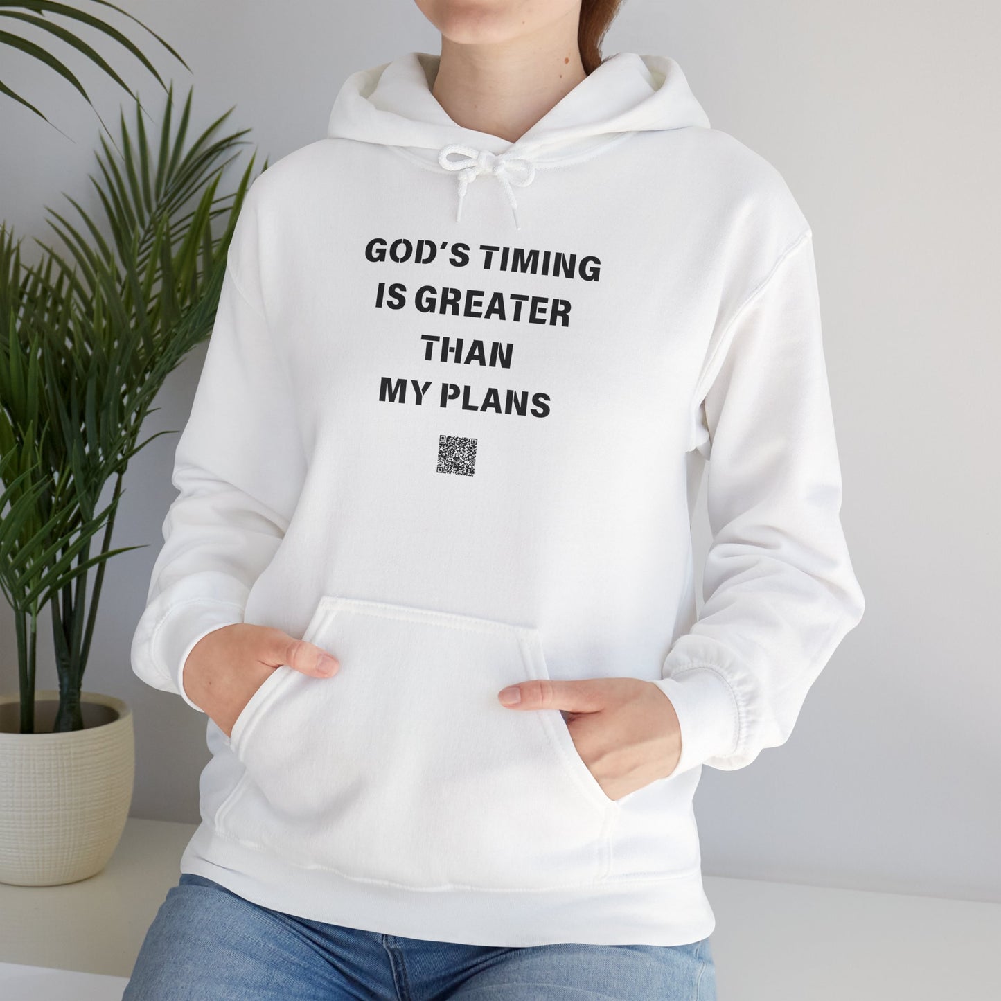 Unisex Heavy Blend™ Hooded Sweatshirt - God’s Timing is Greater than my Plans