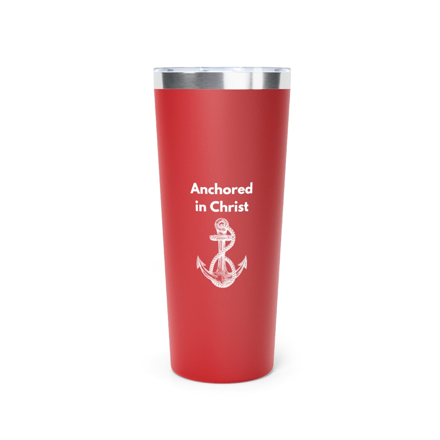 Personalized Copper Vacuum Insulated Tumbler - Anchored In Christ