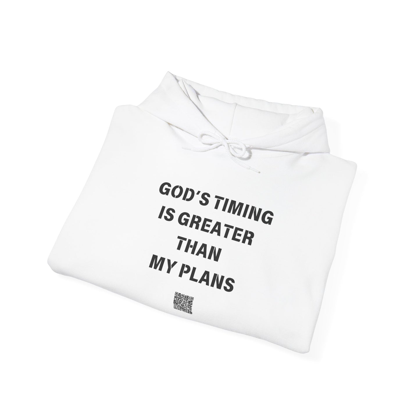 Unisex Heavy Blend™ Hooded Sweatshirt - God’s Timing is Greater than my Plans