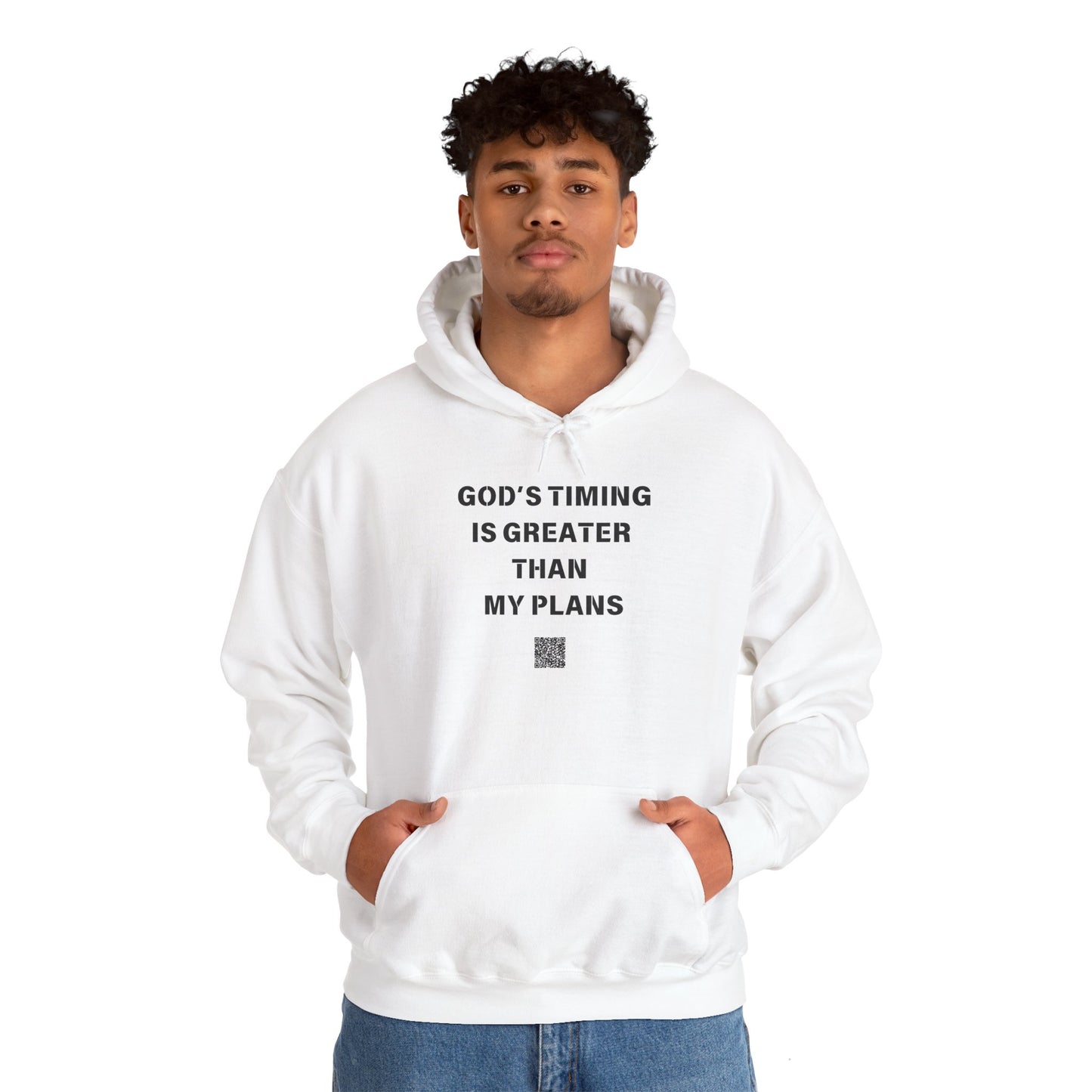 Unisex Heavy Blend™ Hooded Sweatshirt - God’s Timing is Greater than my Plans