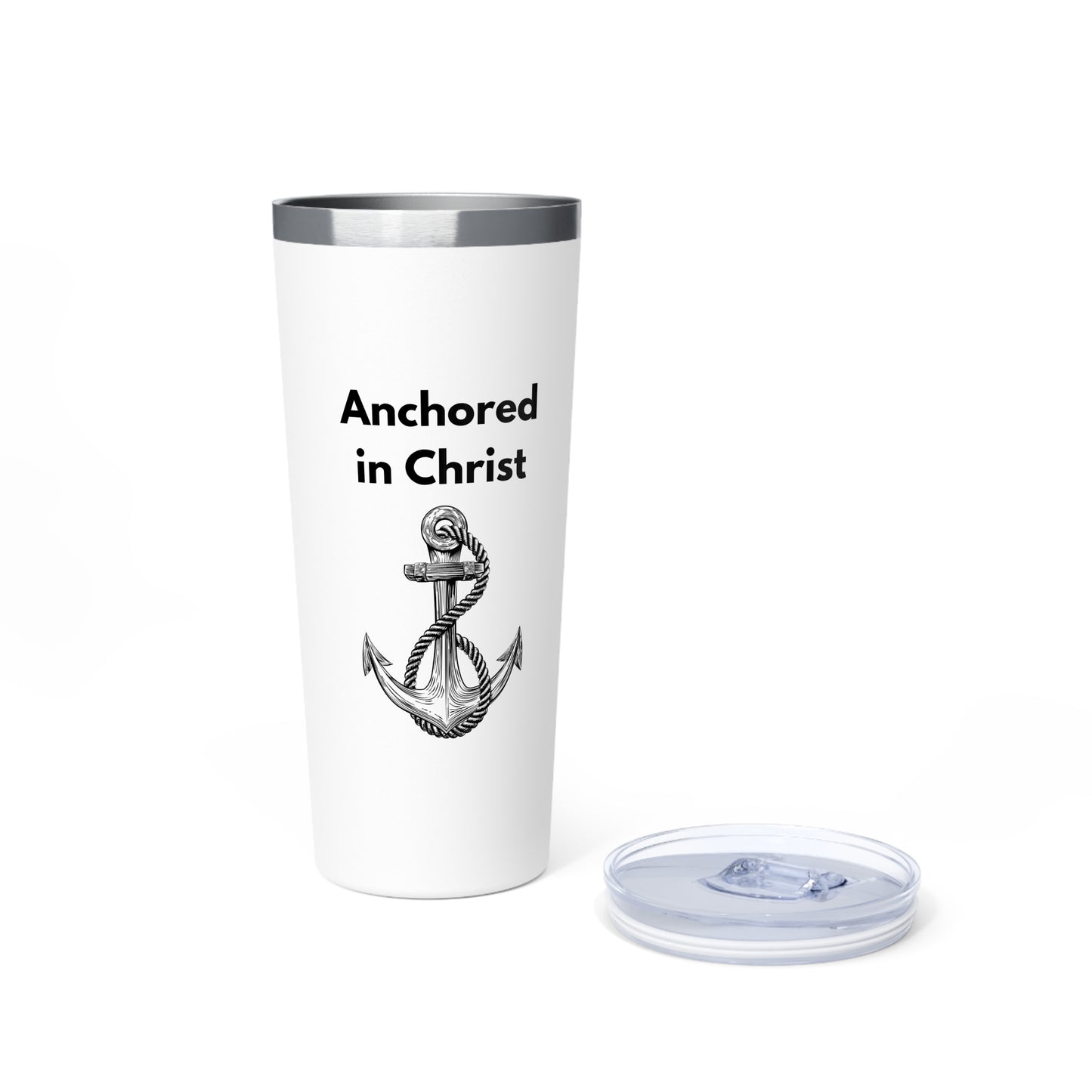 Personalized Copper Vacuum Insulated Tumbler - Anchored In Christ