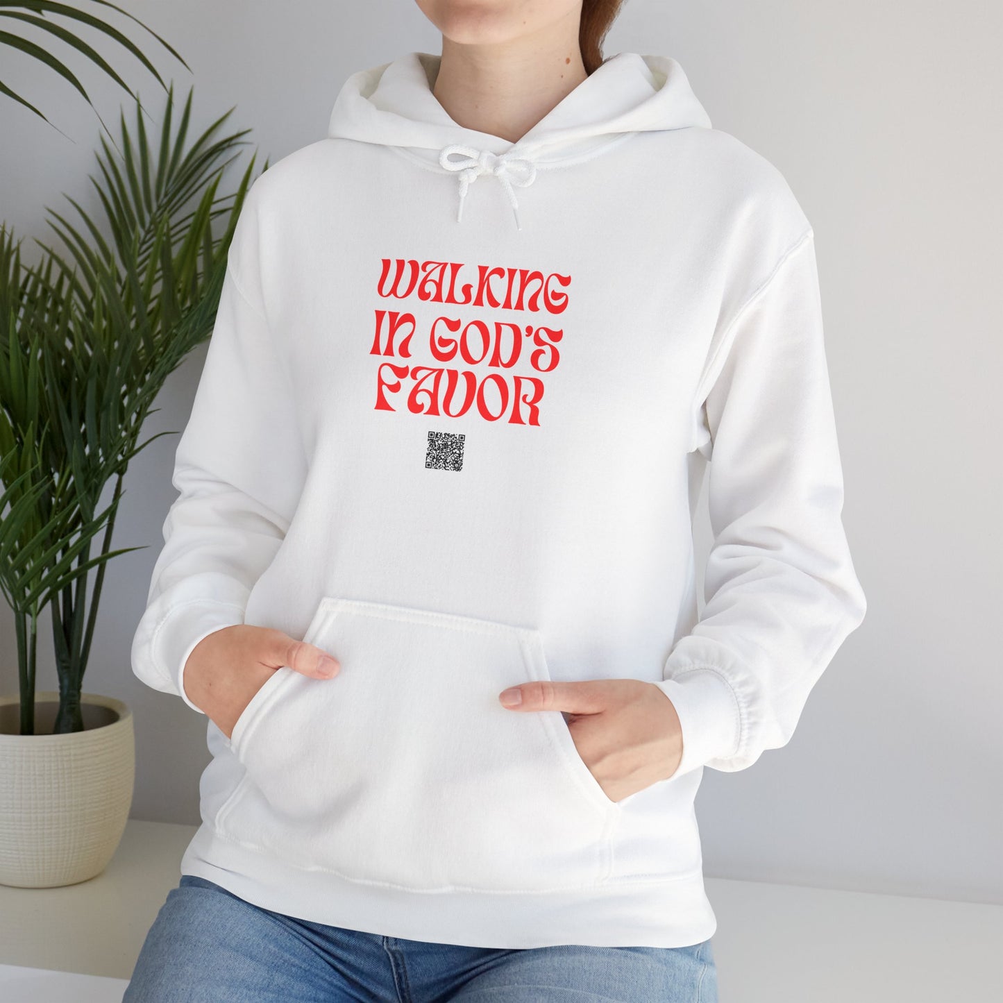 Unisex Heavy Blend™ Hooded Sweatshirt - Walking In God’s Favor