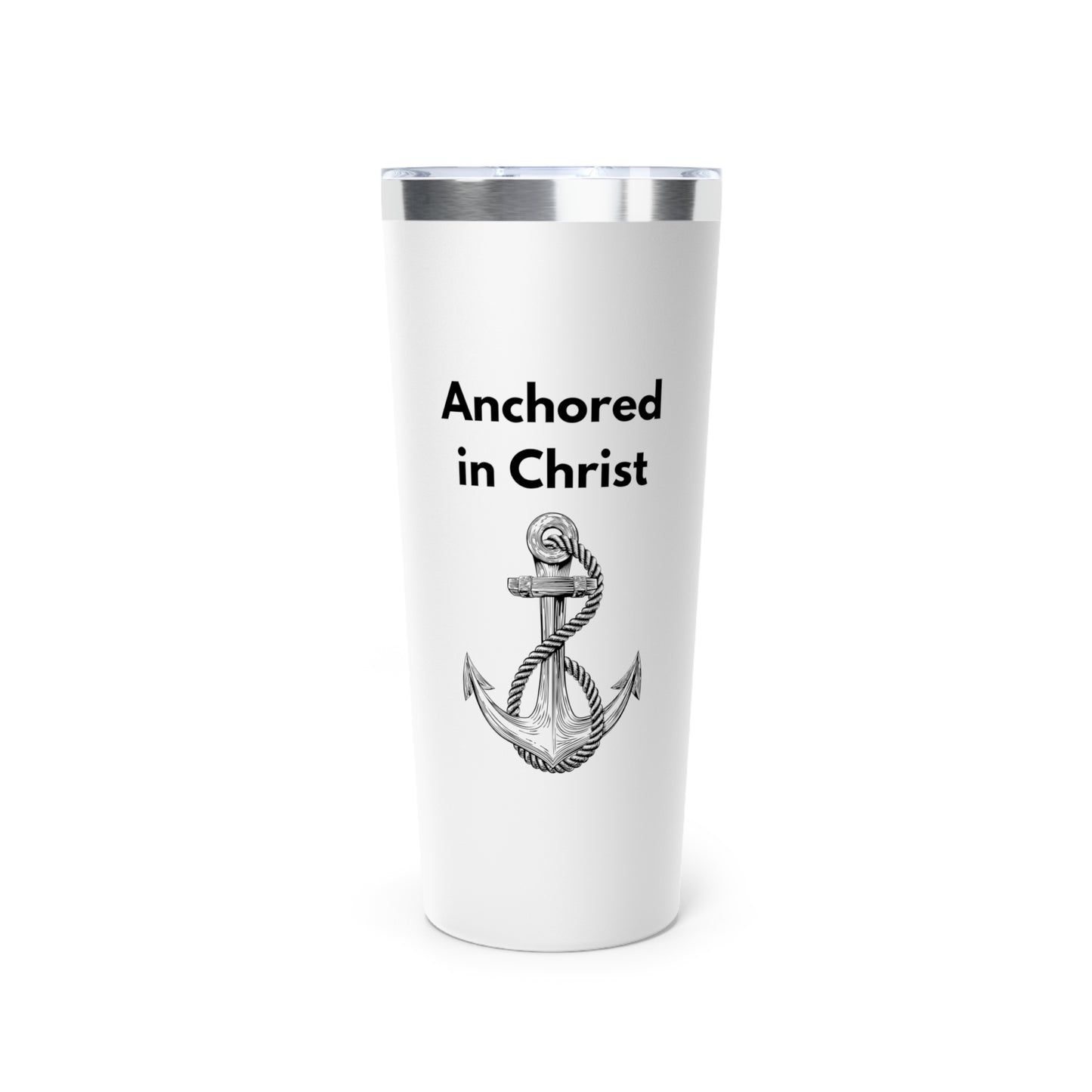 Personalized Copper Vacuum Insulated Tumbler - Anchored In Christ