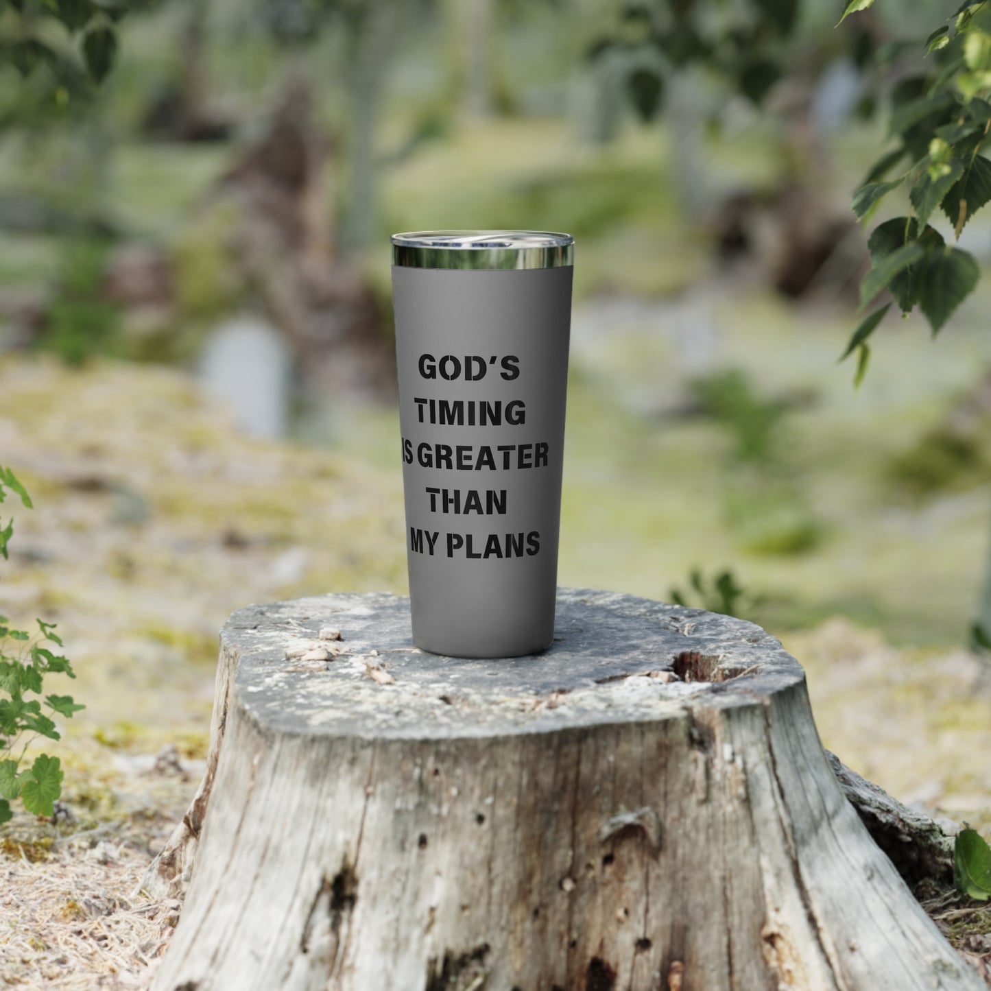 Personalized Copper Vacuum Insulated Tumbler - God’s Timing is Greater than my Plans