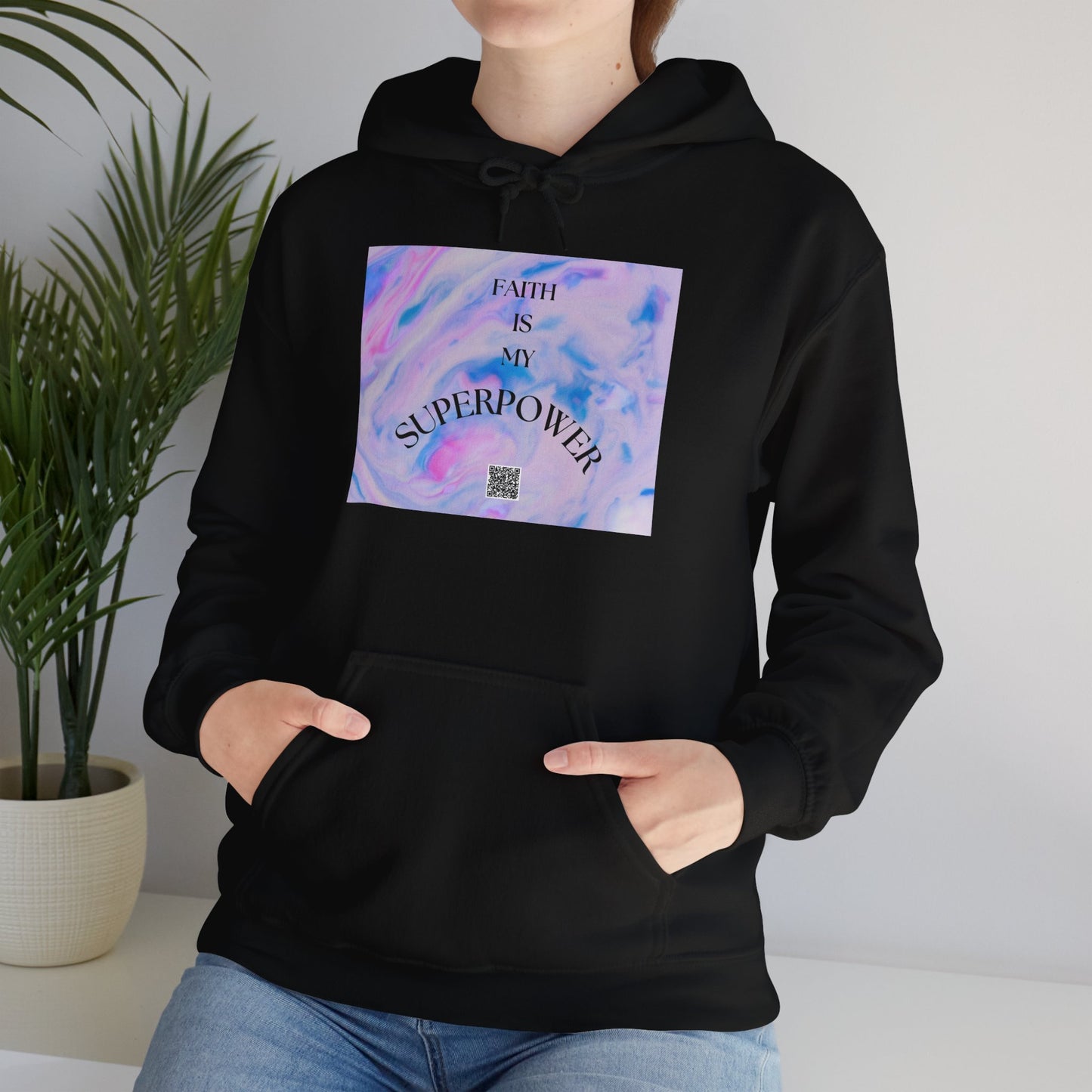 Unisex Heavy Blend™ Hooded Sweatshirt - Faith Is My Superpower