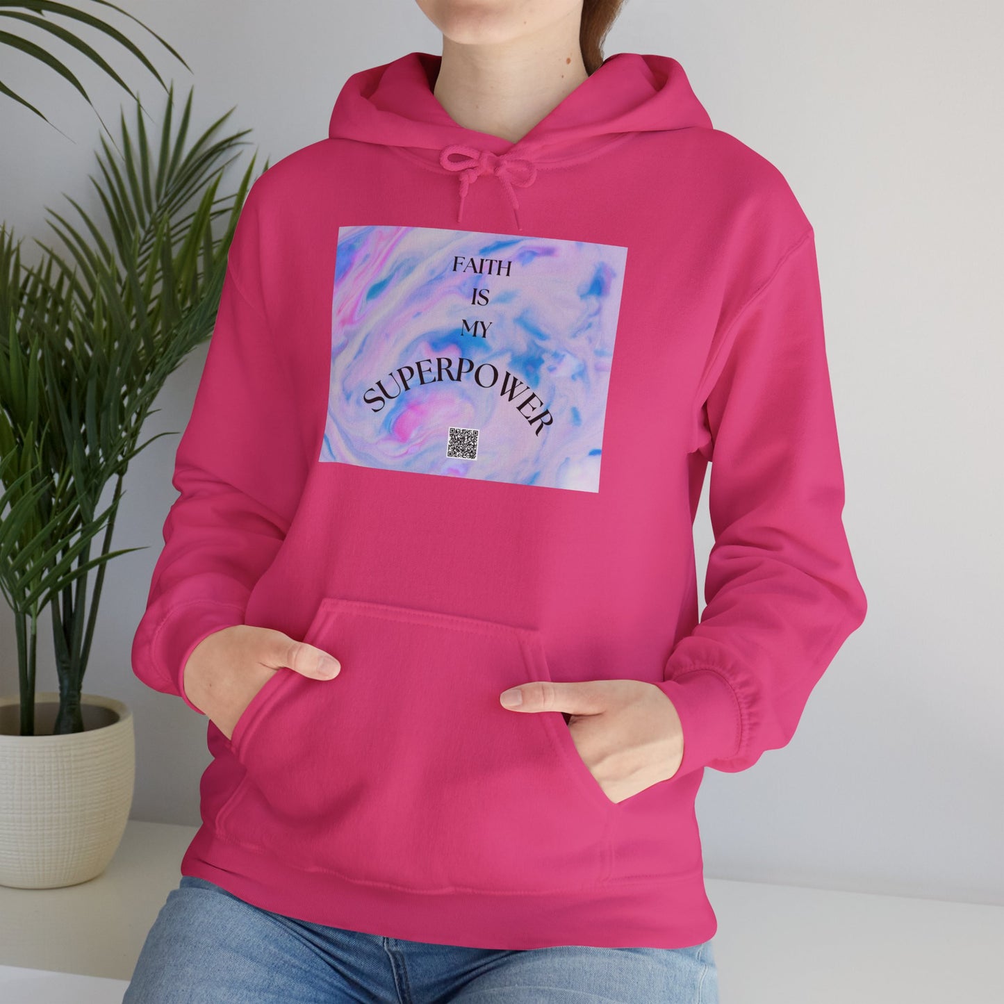 Unisex Heavy Blend™ Hooded Sweatshirt - Faith Is My Superpower