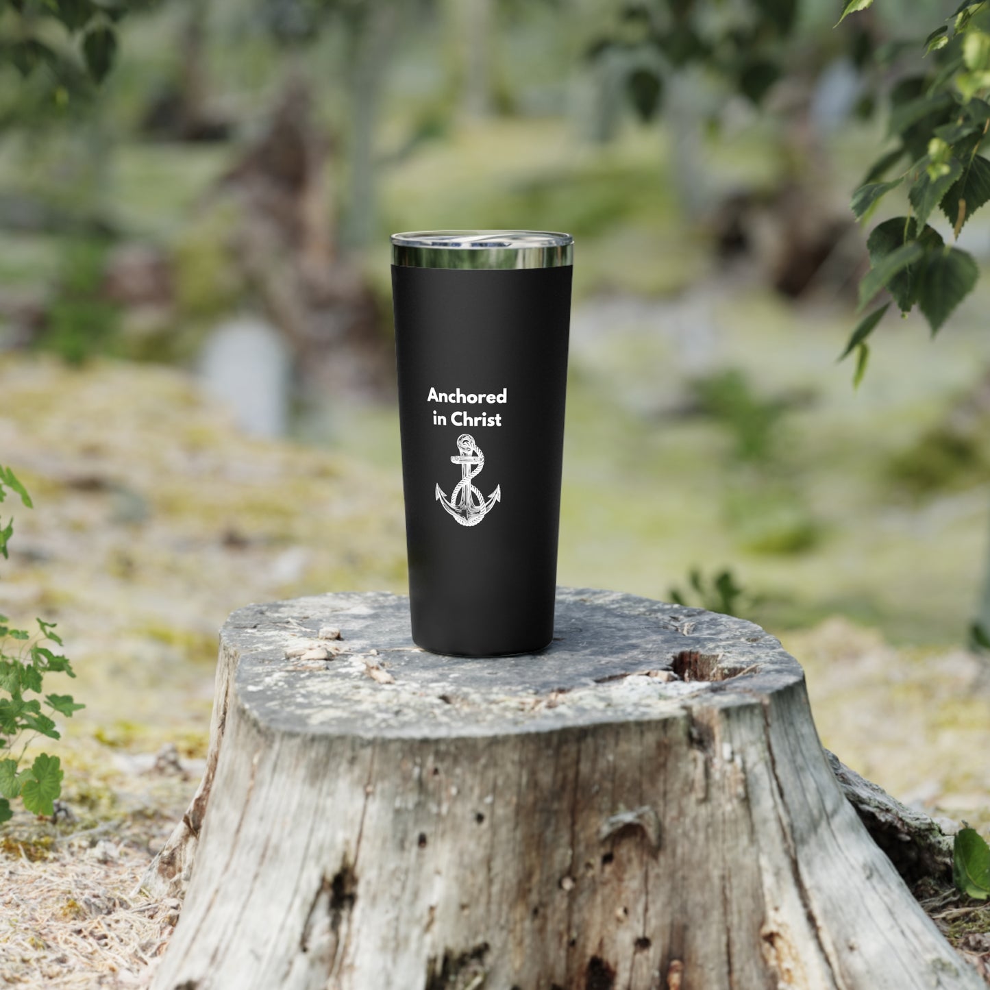 Personalized Copper Vacuum Insulated Tumbler - Anchored In Christ